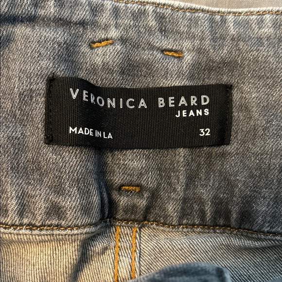 Veronica Beard Logan slim straight extra high rise jeans - Picture 4 of 8